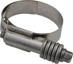 IDEAL TRIDON - Stainless Steel Auto-Adjustable Worm Drive Clamp - 5/8" Wide x 5/8" Thick, 1-1/4" Hose, 1-1/4 to 2-1/8" Diam - Strong Tooling