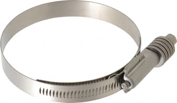 IDEAL TRIDON - Stainless Steel Auto-Adjustable Worm Drive Clamp - 5/8" Wide x 5/8" Thick, 3-1/4" Hose, 3-1/4 to 4-1/8" Diam - Strong Tooling