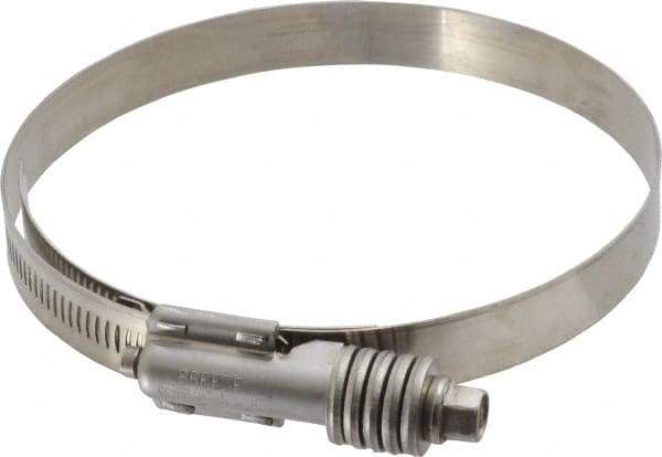 IDEAL TRIDON - Stainless Steel Auto-Adjustable Worm Drive Clamp - 5/8" Wide x 5/8" Thick, 4-1/4" Hose, 4-1/4 to 5-1/8" Diam - Strong Tooling