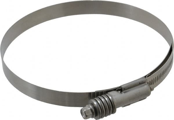 IDEAL TRIDON - Stainless Steel Auto-Adjustable Worm Drive Clamp - 5/8" Wide x 5/8" Thick, 5-1/4" Hose, 5-1/4 to 6-1/8" Diam - Strong Tooling