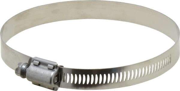 IDEAL TRIDON - SAE Size 60, 3-5/16 to 4-1/4" Diam, Stainless Steel MS Series MIL-Spec Worm Drive Clamp - 1/2" Wide, Material Grade 300 SERIES, Series MS Mil Spec - Strong Tooling