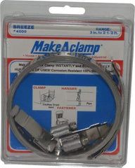 Made in USA - 2" Diam, Hose Clamp Kit - Strong Tooling