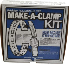 Made in USA - 2" Diam, Hose Clamp Kit - Strong Tooling