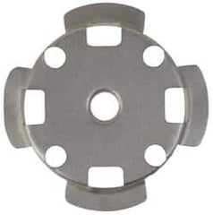 Divine Brothers - Buffing Wheel Center Plate - 1/2" ID x 3" OD, 3" Buff Center Diam - Strong Tooling