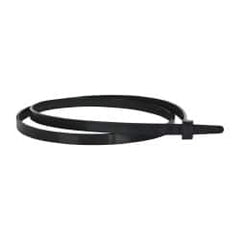 Made in USA - 28" Long Black Nylon Standard Cable Tie - 120 Lb Tensile Strength, 9" Max Bundle Diam - Strong Tooling