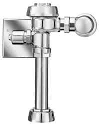 Sloan Valve Co. - 1-1/2" Spud Coupling, 3/4" Pipe, Closet Automatic Flush Valve - Handle Opening, 1.6 Gal per Flush, Metal Cover, Powered by Electrical Line with 24 Volt Step Down Transformer - Strong Tooling