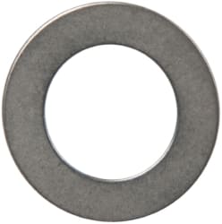 5″ Screw Standard Flat Washer: Grade 316 Stainless Steel, Uncoated 0.143″ ID, 0.281″ OD, 0.027″ Thick