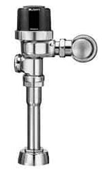 Sloan Valve Co. - 1-1/4" Spud Coupling, 3/4" Pipe, Urinal Automatic Flush Valve - Handle Opening, 1 Gal per Flush, Plastic Cover, Powered by 4 AA Batteries - Strong Tooling