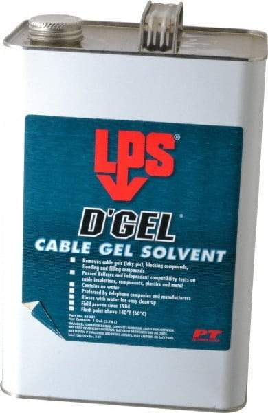 LPS - 1 Gal Bottle Cable Cleaner - Liquid, Citrus & Petroleum Distillate, Unscented - Strong Tooling