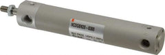 SMC PNEUMATICS - 3/4" Bore Double Acting Air Cylinder - 1/8 Port, 1/4-28 Rod Thread, 140 Max psi, 40 to 140°F - Strong Tooling