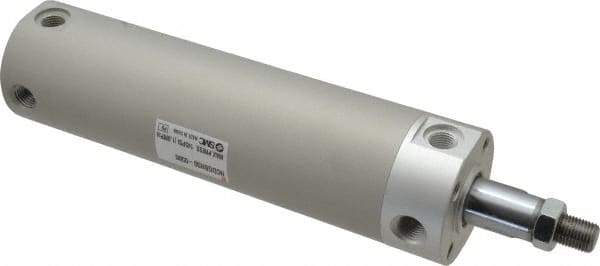 SMC PNEUMATICS - 2" Bore Double Acting Air Cylinder - 1/4 Port, 1/2-20 Rod Thread, 140 Max psi, 40 to 140°F - Strong Tooling