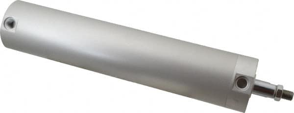 SMC PNEUMATICS - 2-1/2" Bore Double Acting Air Cylinder - 1/4 Port, 1/2-20 Rod Thread, 140 Max psi, 40 to 140°F - Strong Tooling