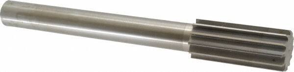 Made in USA - 1-3/4" High Speed Steel 12 Flute Chucking Reamer - Straight Flute, 1-1/4" Straight Shank, 4" Flute Length, 13-1/2" OAL - Strong Tooling