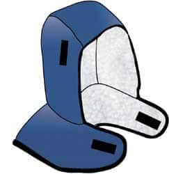 OccuNomix - Universal Size, Navy Blue, Underneath Hard Hat Winter Liner - Shoulder Cape Length, 2 Layer - Strong Tooling