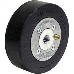 Dynabrade - 5" Wheel OD, 1-1/2" Wheel Width, 4,500 RPM, Aluminum, Pneumatic Wheel with Hub - 15-1/2" Long x 1-1/2" Wide, 5/8" Wheel Arbor Hole, For Use with 13214 & 13523 Dynastraight Air-Powered Abrasive Finishing Tools - Strong Tooling