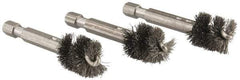 Ridgid - 1/2 Inch Inside Diameter, 9/16 Inch Actual Brush Diameter, Steel, Power Fitting and Cleaning Brush - Strong Tooling