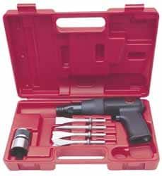 Chicago Pneumatic - 3,200 BPM, 2-5/8 Inch Long Stroke, Pneumatic Chiseling Hammer - 14.6 CFM Air Consumption - Strong Tooling