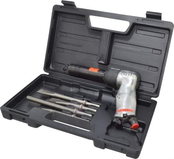 Chicago Pneumatic - 2,000 BPM, 3-1/8 Inch Long Stroke, Pneumatic Chiseling Hammer - 8.5 CFM Air Consumption - Strong Tooling