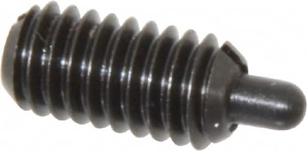 Gibraltar - 5/16-18, 5/8" Thread Length, 3/16" Plunger Projection, Steel Threaded Spring Plunger - Strong Tooling