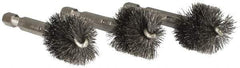 Ridgid - 3/4 Inch Inside Diameter, 13/16 Inch Actual Brush Diameter, Steel, Power Fitting and Cleaning Brush - Strong Tooling