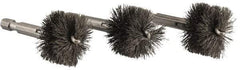 Ridgid - 1 Inch Inside Diameter, 1-3/16 Inch Actual Brush Diameter, Steel, Power Fitting and Cleaning Brush - Strong Tooling