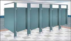 Bradley - Washroom Partition Steel Pilaster - 3 Inch Wide x 79-13/16 Inch High, ADA Compliant Stall Compatibility - Strong Tooling