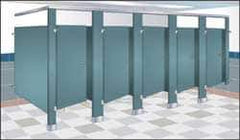 Bradley - Washroom Partition Steel Pilaster - 24 Inch Wide x 79-13/16 Inch High, ADA Compliant Stall Compatibility - Strong Tooling