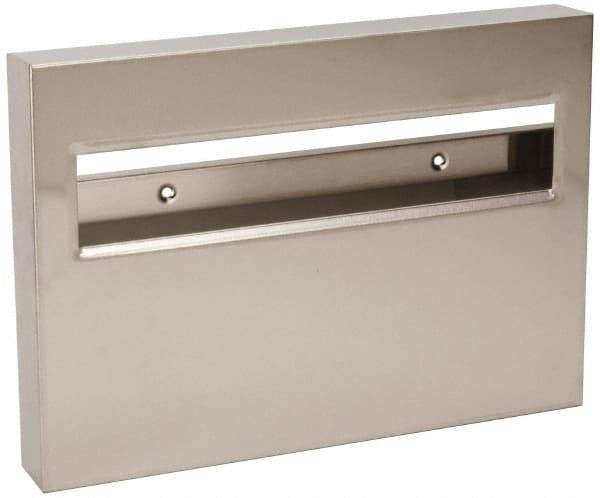 Made in USA - 500 Capacity Stainless Steel Toilet Seat Cover Dispenser - 11" High x 15-3/4" Wide 1-3/4" Deep - Strong Tooling