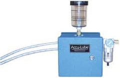 Accu-Lube - 1 Outlet, 10 Ounce Tank Capacity, Micro Lubricant System - 12' Coolant Line Length - Strong Tooling