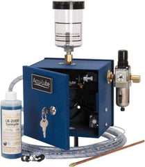 Accu-Lube - 1 Outlet, 10 Ounce Tank Capacity, Micro Lubricant System - 12' Coolant Line Length - Strong Tooling