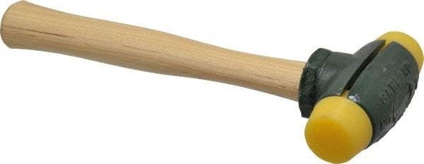 Garland - 1-1/2 Lb Head 1-1/4" Face Plastic Split Head Hammer - 11" OAL, Wood Handle - Strong Tooling