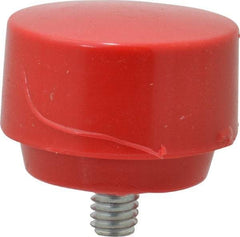 Proto - 1-1/2" Face Diam, Grade Medium, Red Hammer Tip/Face - Plastic - Strong Tooling