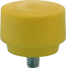 Proto - 1-1/2" Face Diam, Grade Extra Hard, Yellow Hammer Tip/Face - Plastic - Strong Tooling