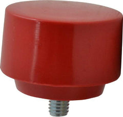 Proto - 2-1/2" Face Diam, Grade Medium, Red Hammer Tip/Face - Plastic - Strong Tooling