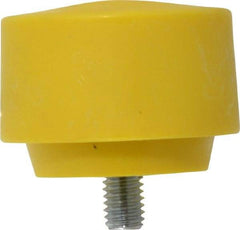 Proto - 2-1/2" Face Diam, Grade Extra Hard, Yellow Hammer Tip/Face - Plastic - Strong Tooling