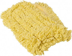 Rubbermaid - 36" Long x 5" Wide Yarn Blend Dust Mop Head - Envelope Connection, Yellow, Looped Head - Strong Tooling