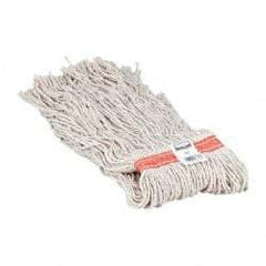 Rubbermaid - 1" Orange Head Band, X-Large Cotton Cut End Mop Head - 8 Ply, Side Loading Connection, Use for General Purpose - Strong Tooling