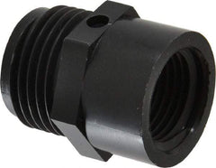 Green Leaf - 1/2 FPT & 3/4 MGHT Garden Hose Adapter - Polypropylene, Male Hose to Female Pipe Connector - Strong Tooling