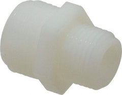 Green Leaf - 3/4 MGHT & 1/2 MPT Garden Hose Adapter - Nylon, Male Hose to Male Pipe Connector - Strong Tooling