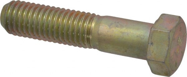 Made in USA - 9/16-12 UNC, 2-1/2" Length Under Head Hex Head Cap Screw - Strong Tooling