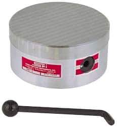 Suburban Tool - Standard Pole Round Permanent Magnetic Rotary Chuck - 9-1/4" Wide x 3" High, Ceramic - Strong Tooling