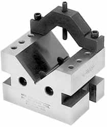 Suburban Tool - 4-3/8" Max Capacity, 90° Angle, Hardened Steel V-Block - 6" Long x 6" Wide x 4" High, Sold as Matched Pair - Strong Tooling