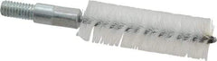 Value Collection - 3/4" Diam Helical Stainless Steel Tube Brush - Double Spiral, 0.012" Filament Diam, 2-23/64" Brush Length, 4" OAL, 5/16-18 Male Shank - Strong Tooling