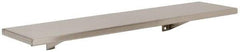 Made in USA - Stainless Steel Washroom Shelf - 24" Long x 6" Wide x 1/2" Deep - Strong Tooling