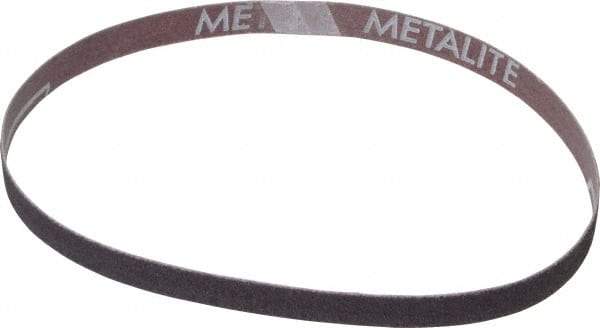 Norton - 1/2" Wide x 18" OAL, 60 Grit, Aluminum Oxide Abrasive Belt - Aluminum Oxide, Medium, Coated, X Weighted Cloth Backing, Series R283 - Strong Tooling