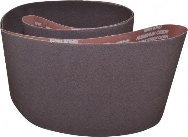 Norton - 8" Wide x 107" OAL, 50 Grit, Aluminum Oxide Abrasive Belt - Aluminum Oxide, Coarse, Coated, X Weighted Cloth Backing, Series R228 - Strong Tooling