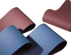 Norton - 25" Wide x 48" OAL, 180 Grit, Aluminum Oxide Abrasive Belt - Aluminum Oxide, Very Fine, Coated, Series R228 - Strong Tooling