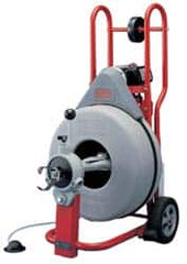 Ridgid - Electric Battery Drain Cleaning Machine - For 3" to 8" Pipe, 100' Cable, 200 Max RPM - Strong Tooling