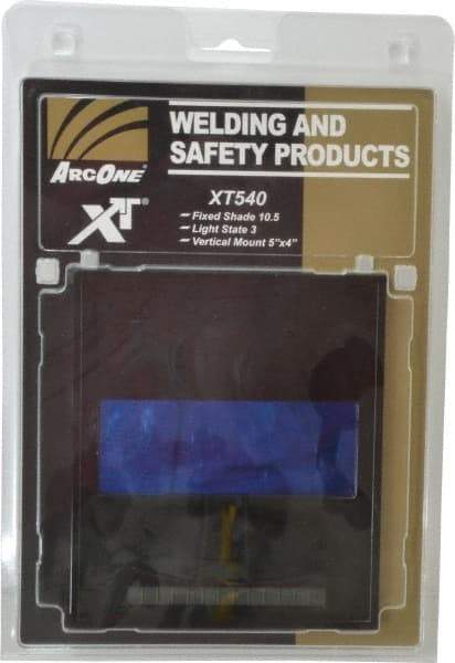 ArcOne - 4-1/2" Wide x 5-1/4" High, Lens Shade 3 to 10, Auto-Darkening Lens - 0.2" Thick, Green, Vertical Mount - Strong Tooling