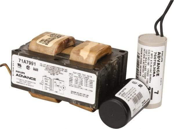 Philips Advance - 70 Watt, HX-HPF Circuit, High Pressure Sodium, High Intensity Discharge Ballast - 120/208/240/277 Volts, 0.7 to 1.4 Amp, 3-15/16 Inch Long x 3-1/8 Inch Wide x 2-7/8 Inch High - Strong Tooling